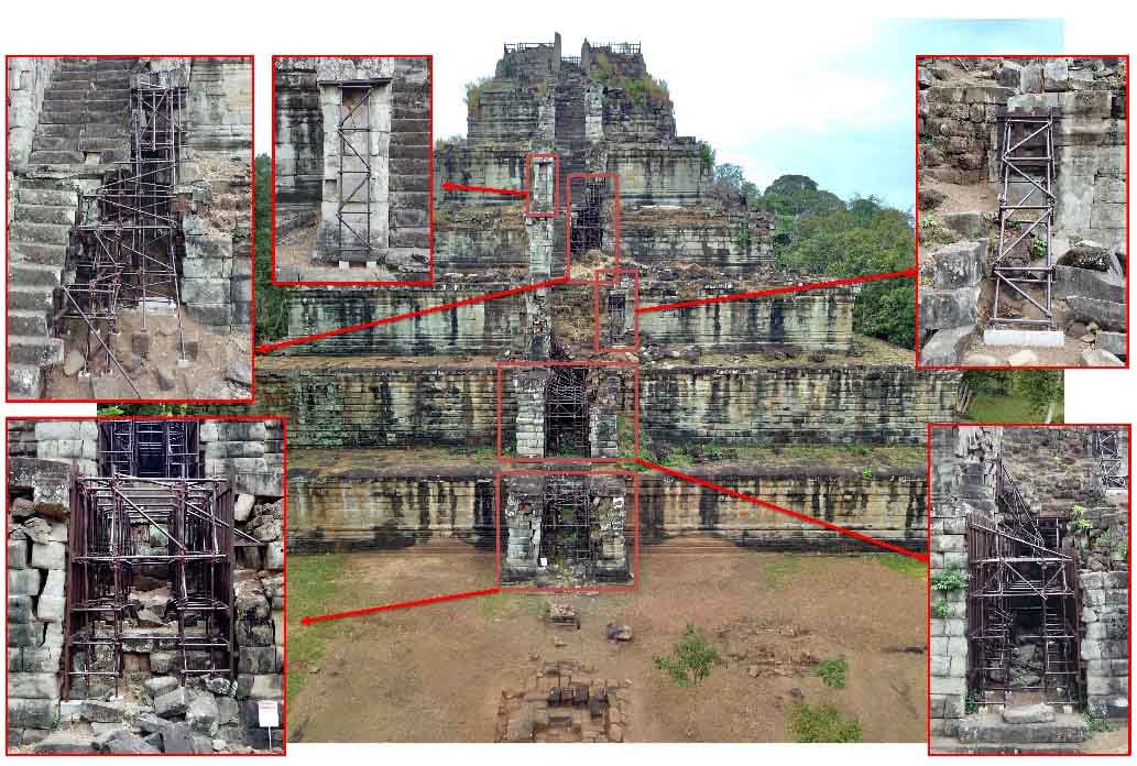 Preservation and support of Prasat Prang